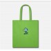 Cute Robot Lime Green Tote Bag